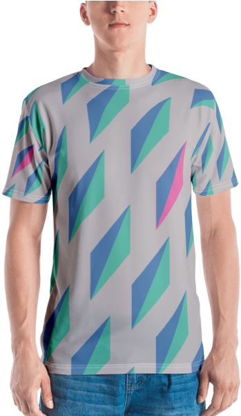 Falling Diamonds Like Snow Men's T-shirt - T-shirt (600x600), Png Download