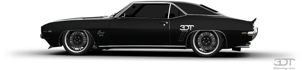 Chevrolet Camaro Ss Coupe 2969 Tuning - Classic Car (1004x373), Png Download