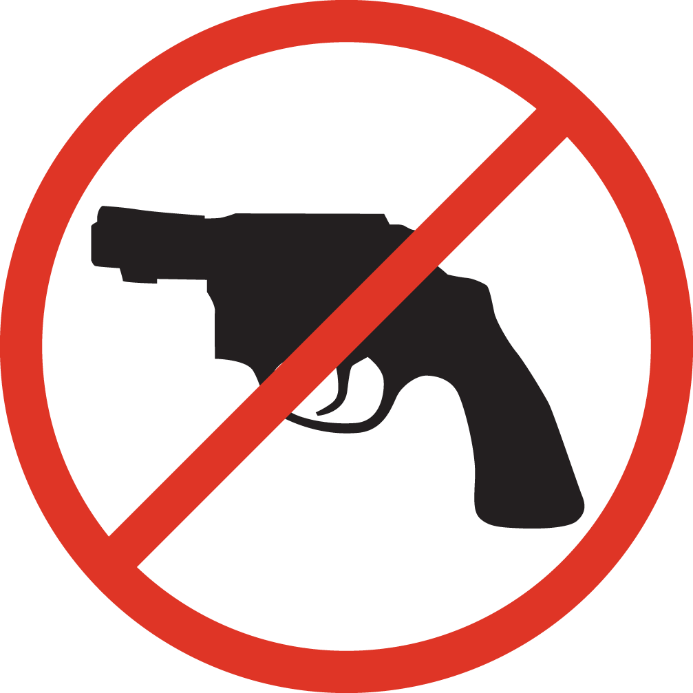 Addressing Weapons - No Smoking Sign High Resolution (1007x1007), Png Download