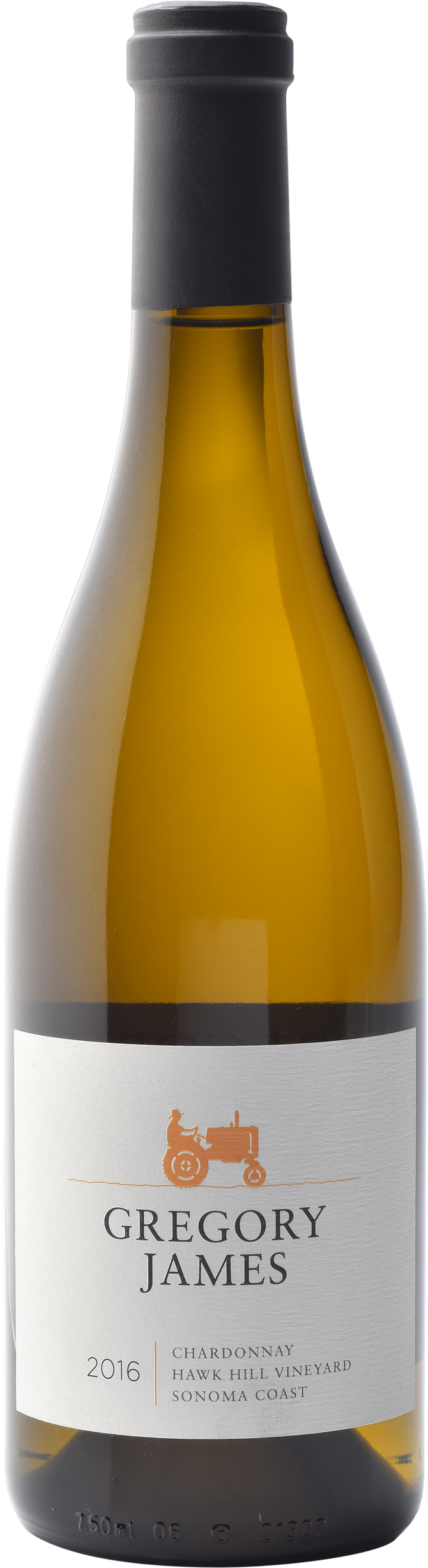 2016 Chardonnay Hawk Hill 001 - Glass Bottle (727x2500), Png Download