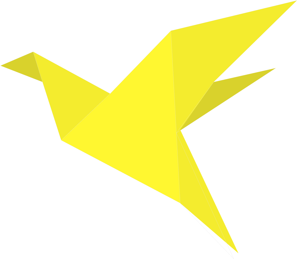 Footer Dark Logo - Origami Paper (1258x1098), Png Download