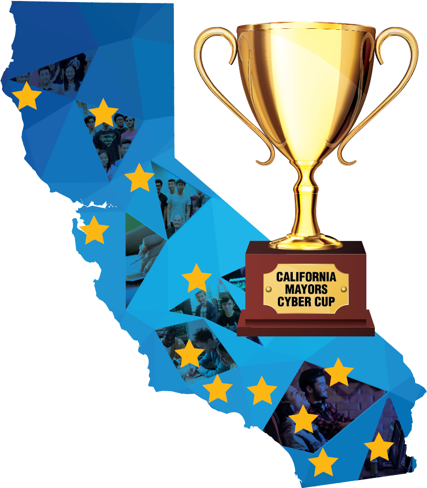 California Mayors Cyber Cup (907x1023), Png Download