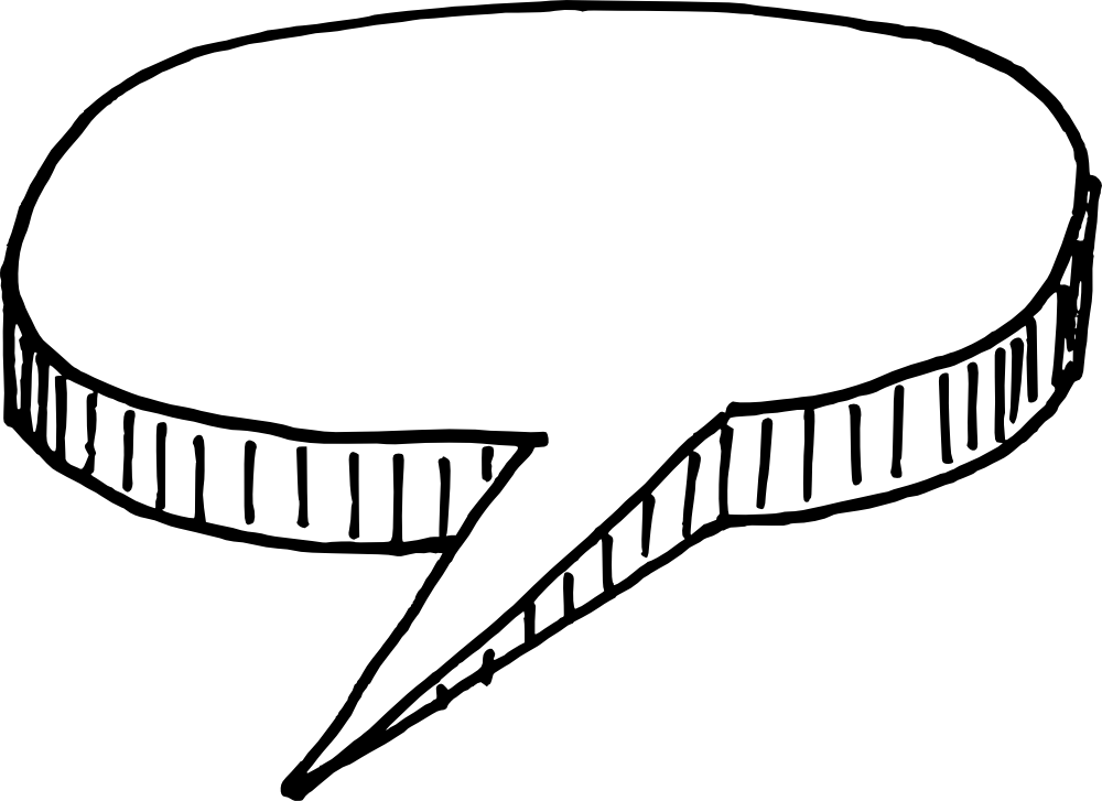 50 Hand Drawn Comic Speech Bubbles Vector - Alexander Sukhanov (1000x727), Png Download