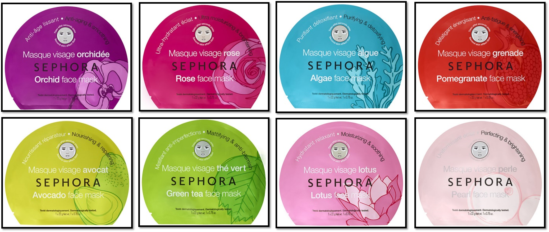 Sephora Face Mask India - Sephora Face Masks (2076x878), Png Download