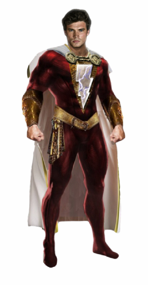 Shazam Png - Zachary Levi Shazam Png (515x990), Png Download
