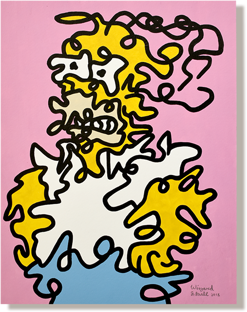 'wiggly Homer' By Wizard Skull - Visual Arts (700x700), Png Download