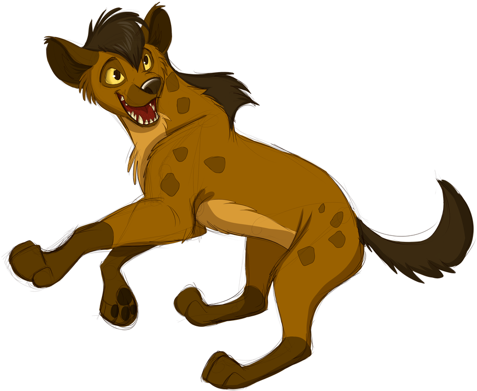 Happy Spotted Hyena Without Background Mganga The Lion - Lion King Spotted Hyena (1032x774), Png Download