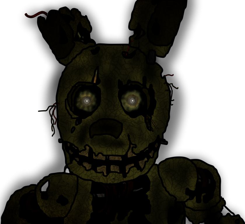 Springtrap By Kero1395 - Toy (840x768), Png Download
