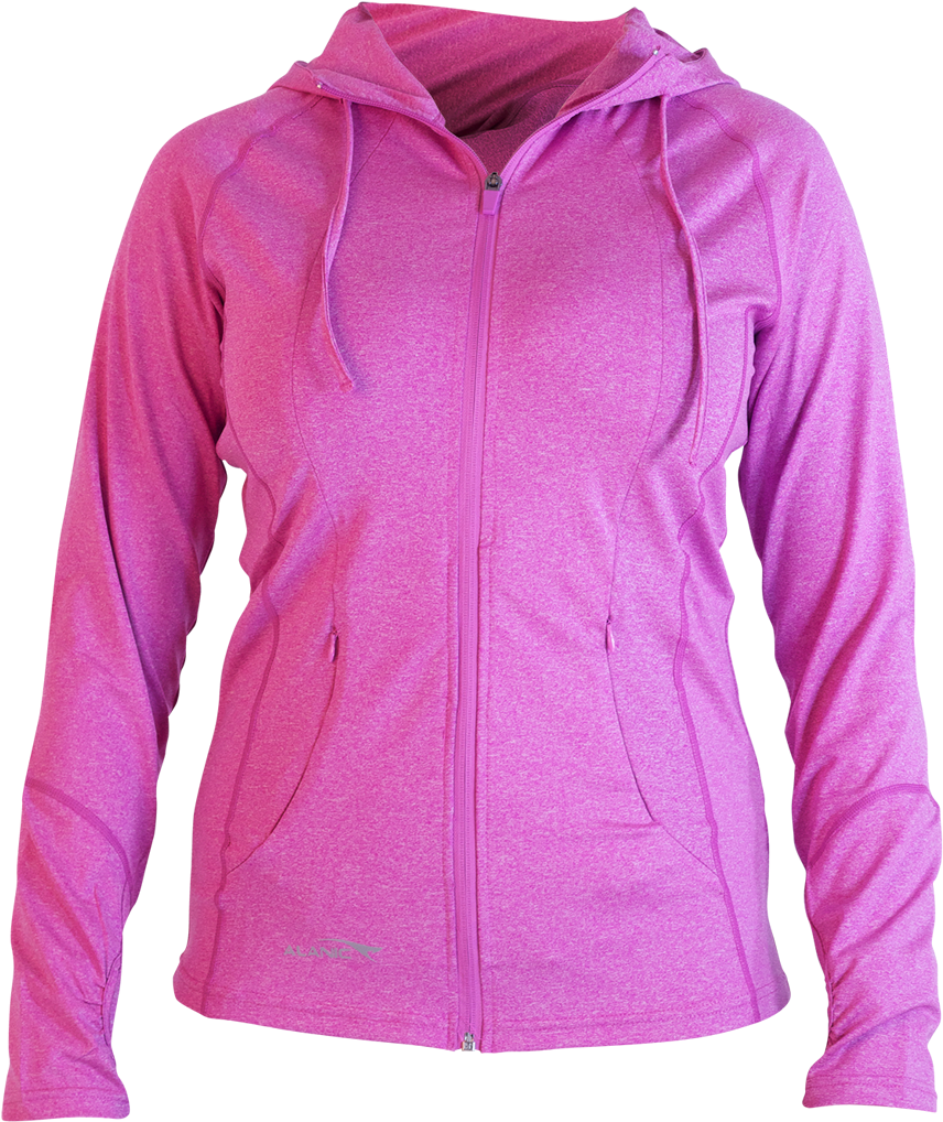 Pink Hooded Jacket - Zipper (1050x1050), Png Download