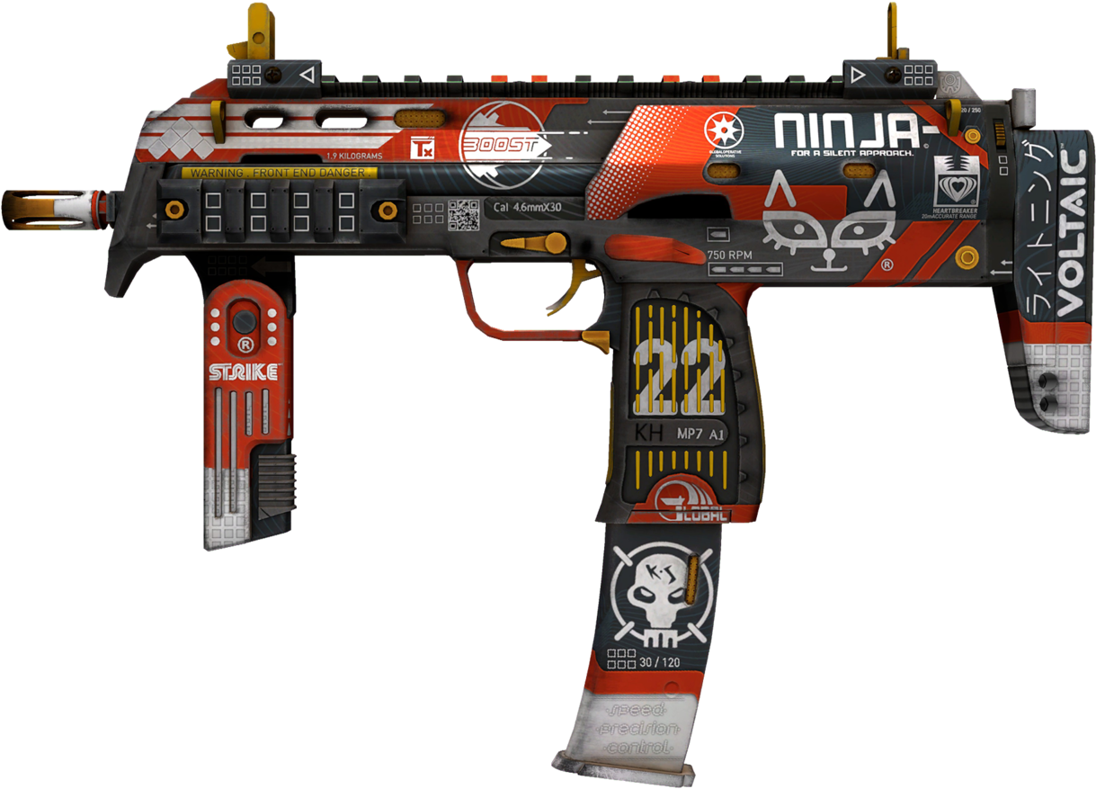 Mp7 - Bloodsport - Csgo Mp7 Bloodsport (1280x920), Png Download