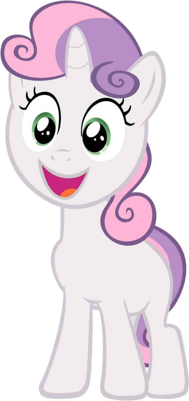 Faic, Grin, Safe, Simple Background, Solo, Sweetie - Sweetie Belle I Mean Yay (616x1296), Png Download