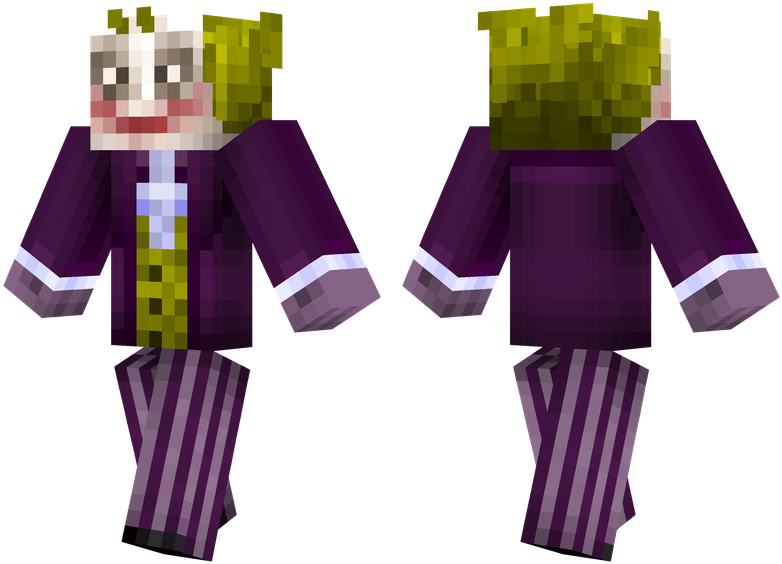 Joker - Minecraft Puppet Fnaf Skin (804x576), Png Download