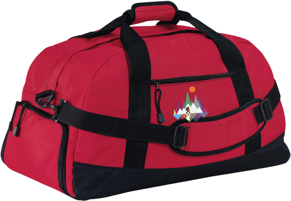 Sasquatch Mountain Basic Large-sized Duffel Bag - Duffel Bag (1155x1155), Png Download