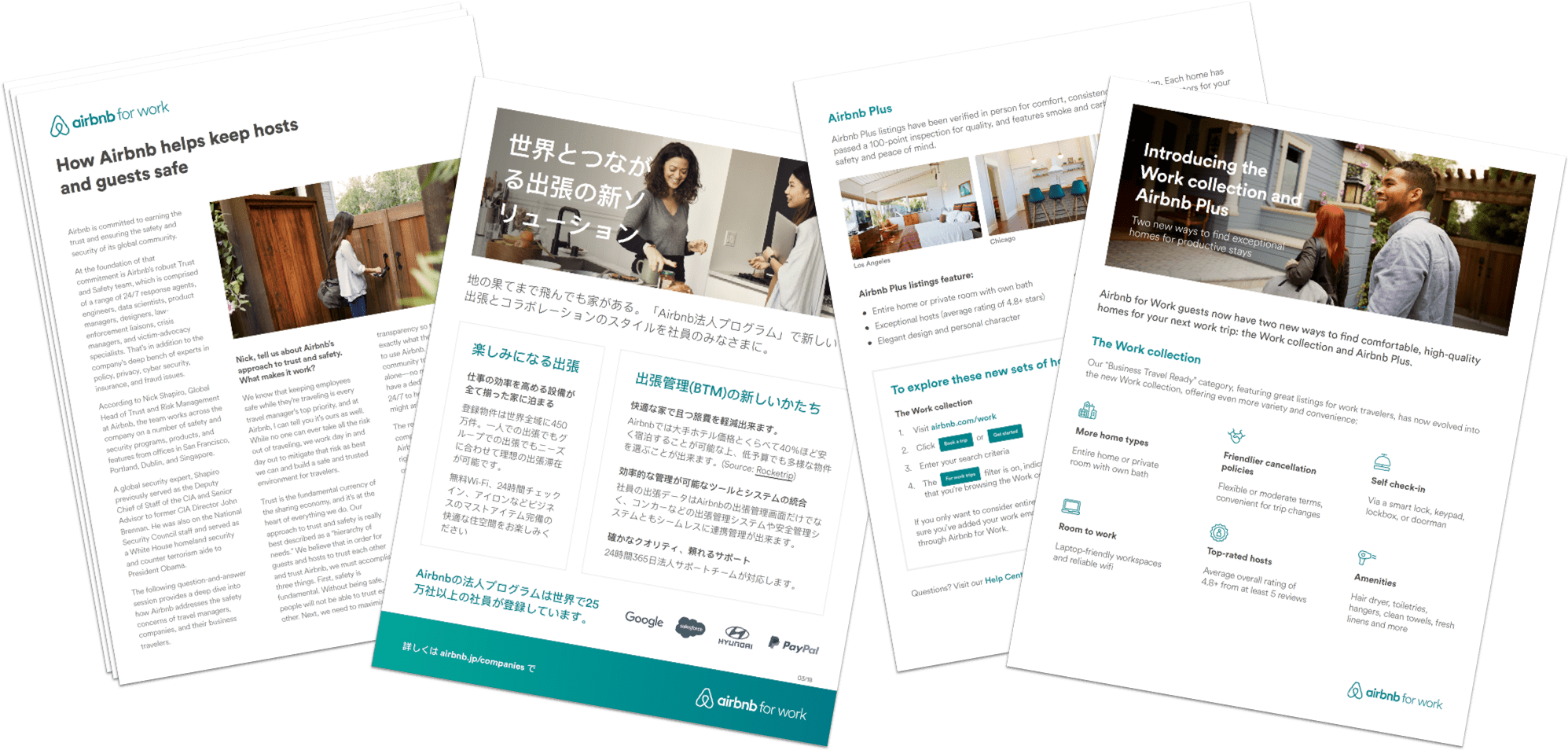 Airbnb For Work Marketing Collateral Library - Flyer (2060x1000), Png Download