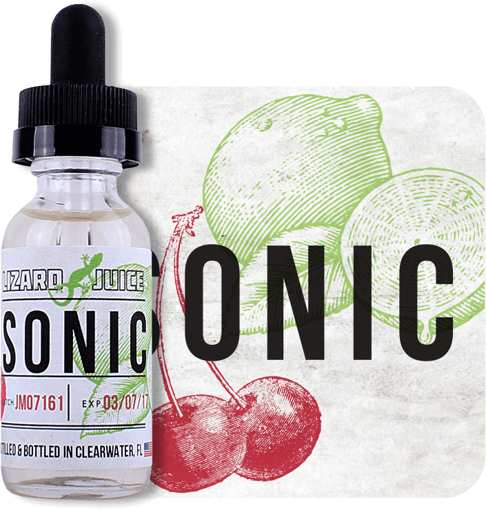 Sonic Cloud Chaser E-liquid From Lizard Juice Nic Salt - Cherry (800x800), Png Download