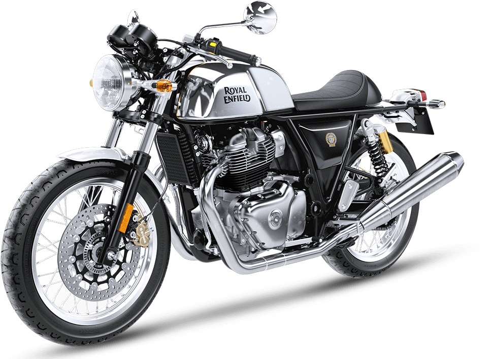Mister Clean Front 3-quarter - Royal Enfield Continental Gt 650 (1200x800), Png Download