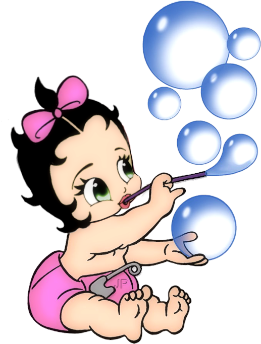 Betty Boop - Betty Boop Cartoon Baby (556x744), Png Download