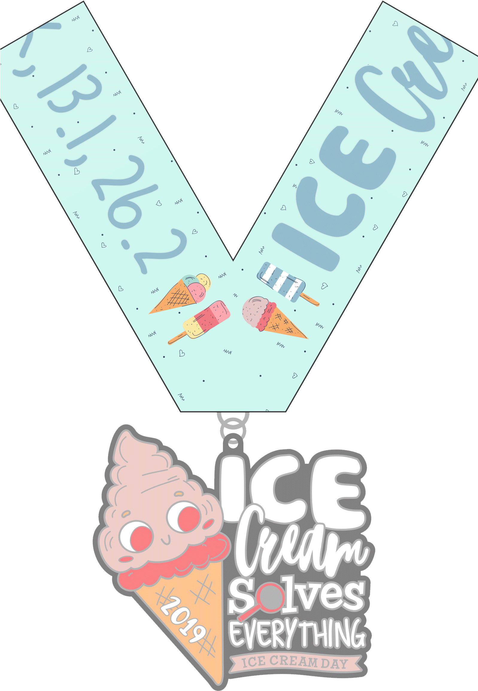 Ice Cream Solves Everything Did You Know That National - Royal Icing (1596x2356), Png Download