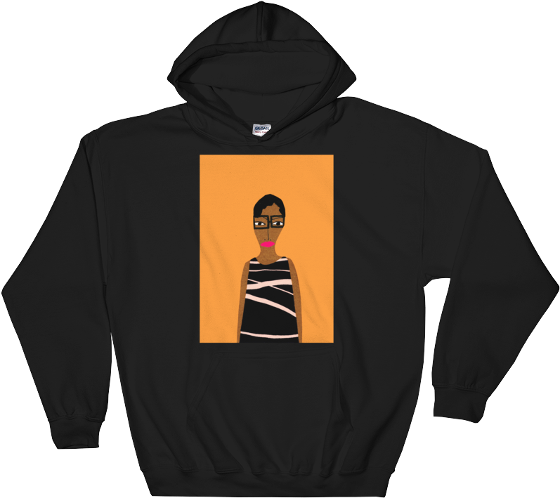 Unisex Hoodie Sweatshirt - Billie Eilish Black Hoodie (1000x1000), Png Download