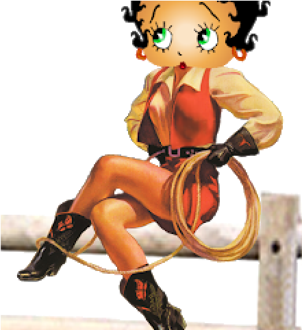 Cowgirl Clipart Betty Boop - Cowgirl Betty Boop Drawing (640x480), Png Download