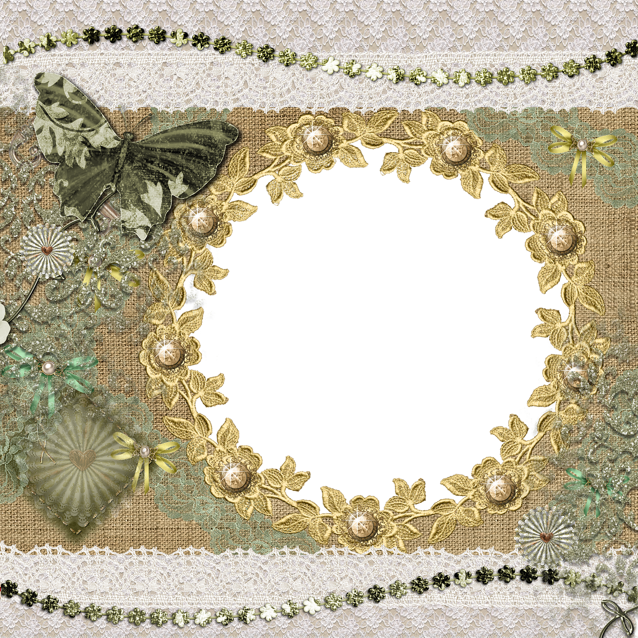 Background Scrapbook Butterfly - Butterfly Background Designs For Scrapbook (1280x1280), Png Download