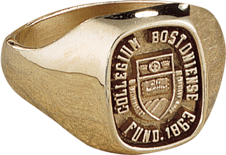 Boston College Women's Signet Ring - Ring (800x800), Png Download