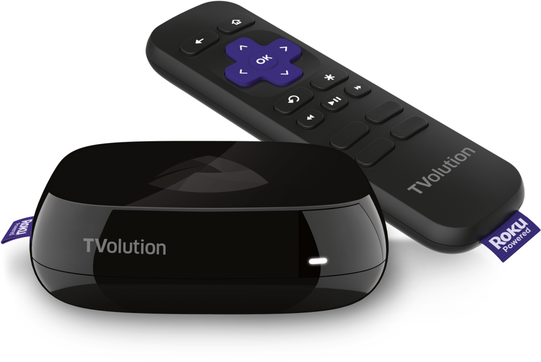 Pldt Introduces Roku Powered Tvolution - Roku Tv Box (1096x818), Png Download