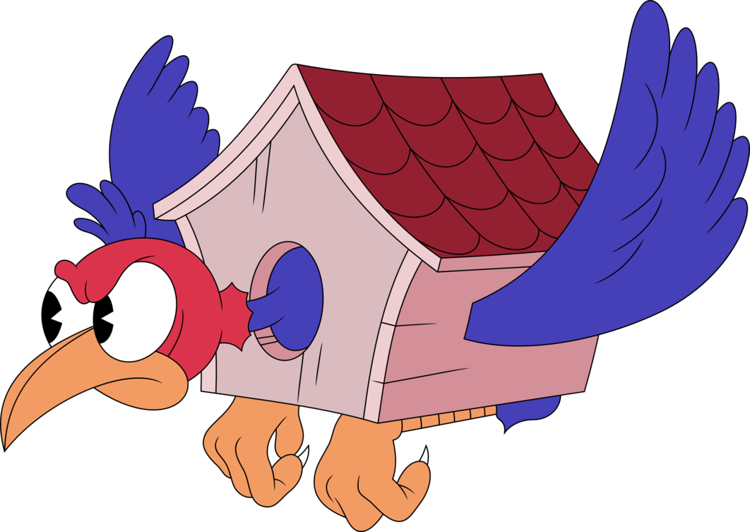 Contra Pac-man World 2 Bird Cartoon Vertebrate Beak - Cuphead Wally Warbles (1062x753), Png Download