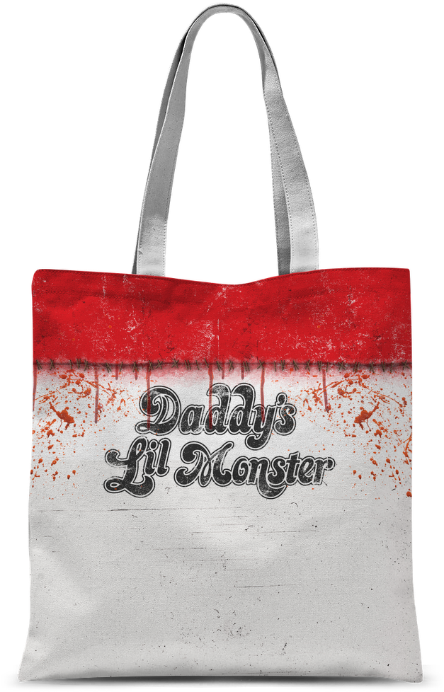 "daddy's Little Monster Classic Sublimation Tote Bag\ - Tote Bag (1024x1024), Png Download
