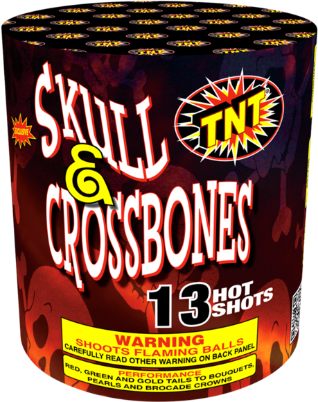 Skull & Crossbones - Tnt Fireworks (600x600), Png Download