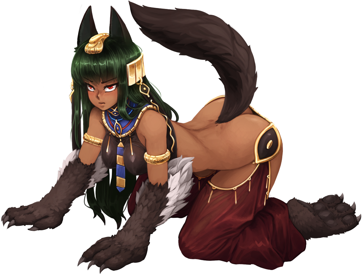 Mammal Fictional Character Horse Like Mammal Mythical - Anubis Girl (1280x905), Png Download