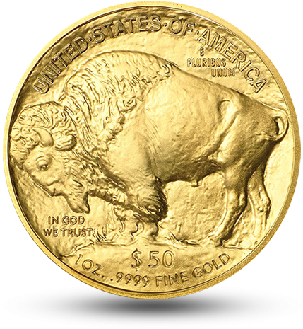 Usa 2017 American Gold Buffalo 1 Oz (600x600), Png Download
