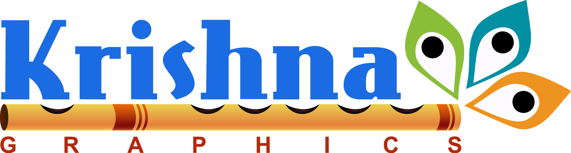 Home - Krishna Graphics Logo (1898x511), Png Download
