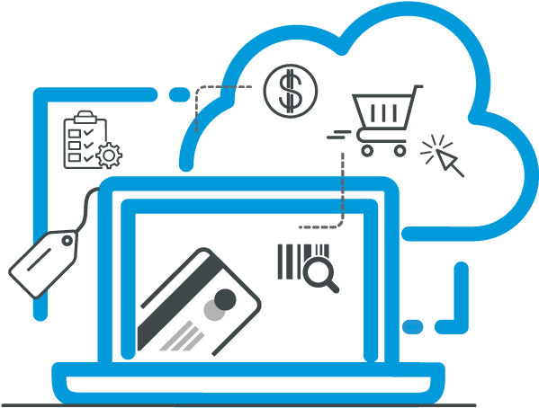 Global End To End Ecommerce Solutions - Diagram (800x500), Png Download