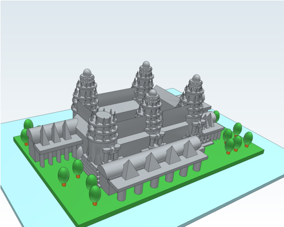 Angkor Wat - House (800x450), Png Download