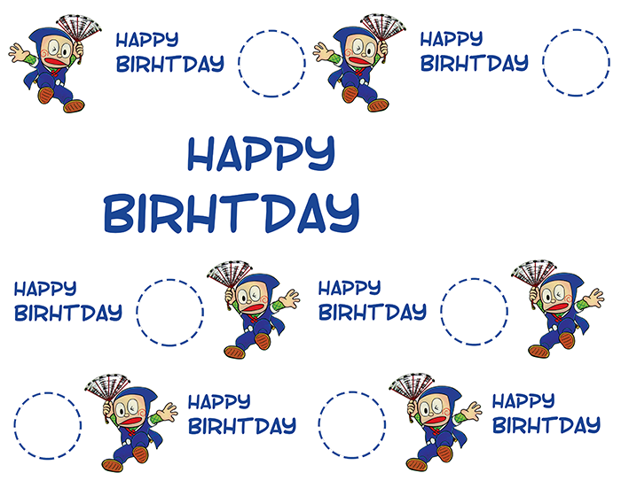 Best Ninja Hattori Personalised Birthday Banner With - Cartoon (700x560), Png Download