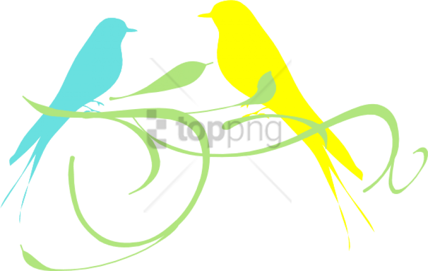 Free Png How To Set Use Love Birds Svg Vector Png Image - Perching Bird (850x539), Png Download