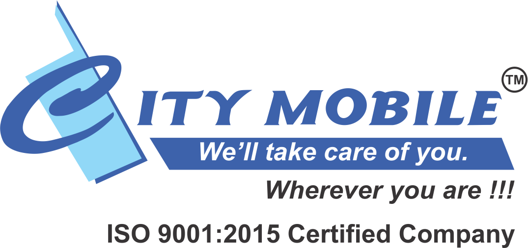 City Mobile Pune Logo - Graphic Design (1075x506), Png Download