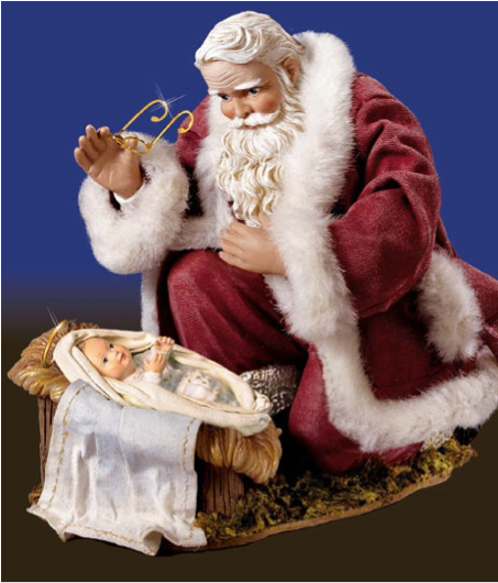 In Spain Santa Is Called "papa Noel" In Some Parts - Happy Birthday Jesus Santa (452x690), Png Download