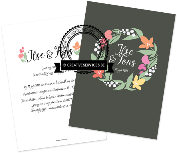 Wedding Invitation From Our Collection - Christmas Card (640x556), Png Download