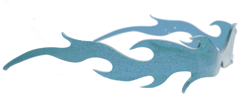 Aqua - Planet I Flamethrower Glasses (1000x406), Png Download