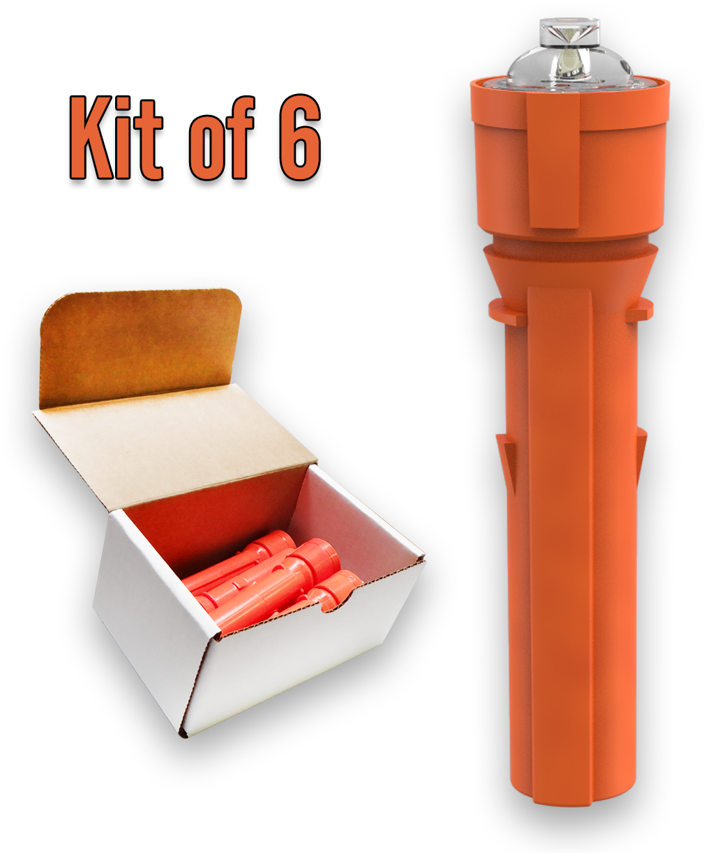 Thriftyflare™ Cone ''c'' Kit - Collapsible Traffic Cones (1284x1284), Png Download