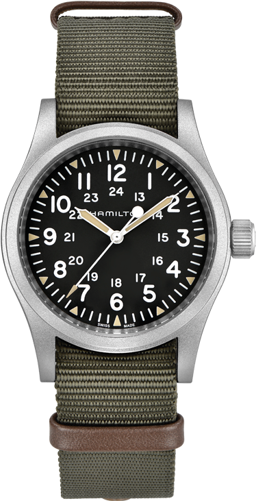 Khaki Field Mechanical - Hamilton Military Watch (500x762), Png Download
