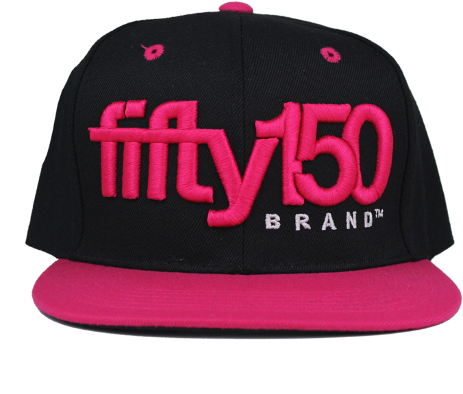 2-tone Black/pink Snapback - Baseball Cap (768x768), Png Download