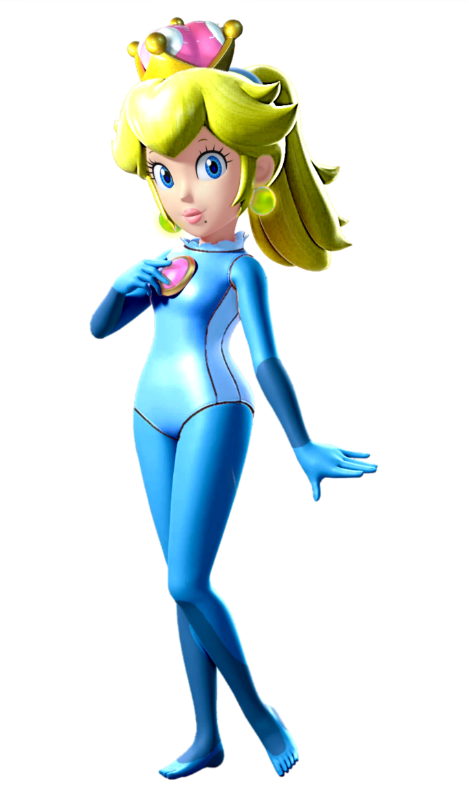Giantess Princess Peach Swimsuit (680x1167), Png Download