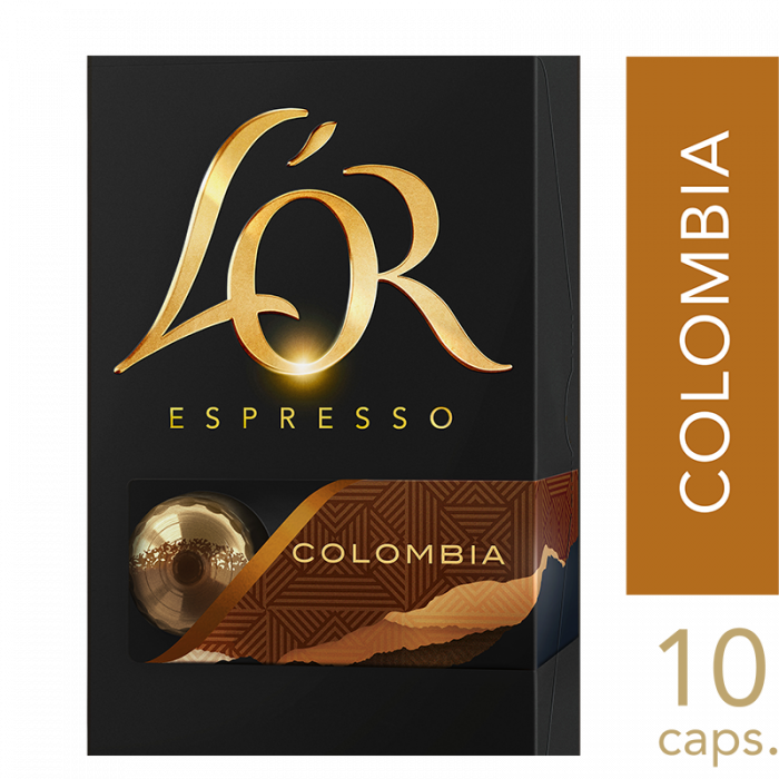 Capsules Espresso Colombia - L Or Colombia (700x700), Png Download