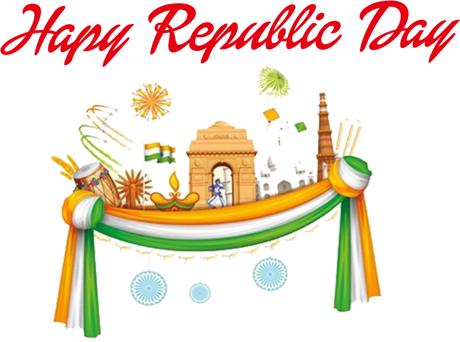 Happy Republic Day 2019 Wishes (1920x1200), Png Download