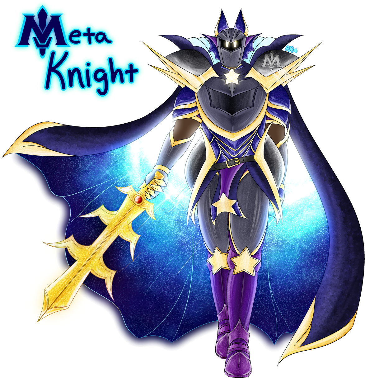 When Hoshi No Kaabii Called Meta Knight A Star Warrior, - Illustration (1280x1280), Png Download