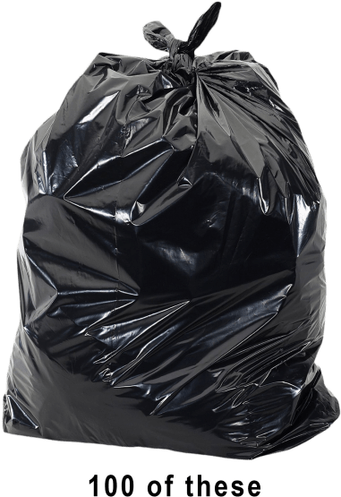 Garbage Bag City Clean (600x600), Png Download
