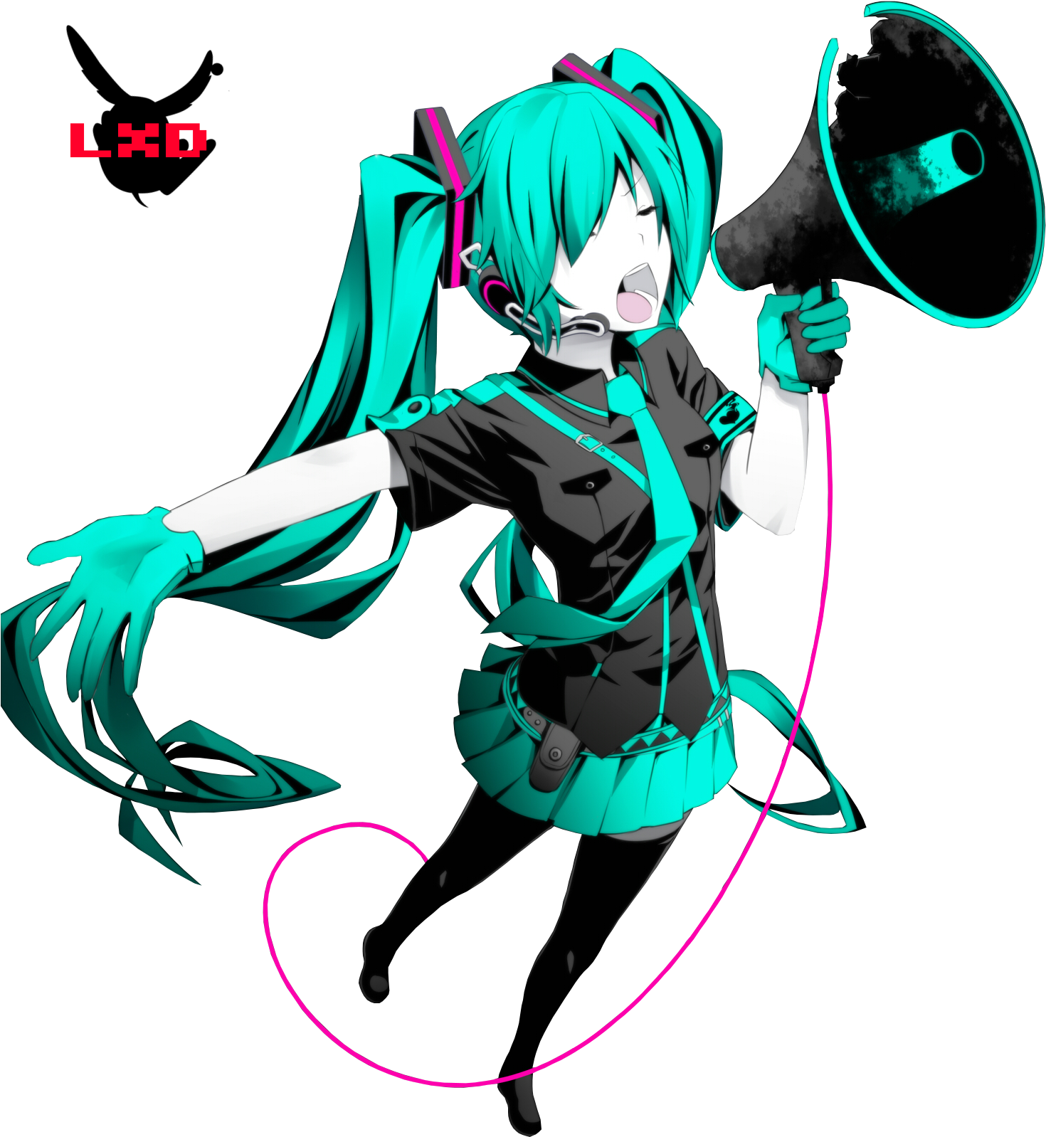 Http - Miku Hatsune War Png (1500x1821), Png Download